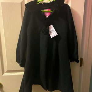 Kids NWT Black pea coat
